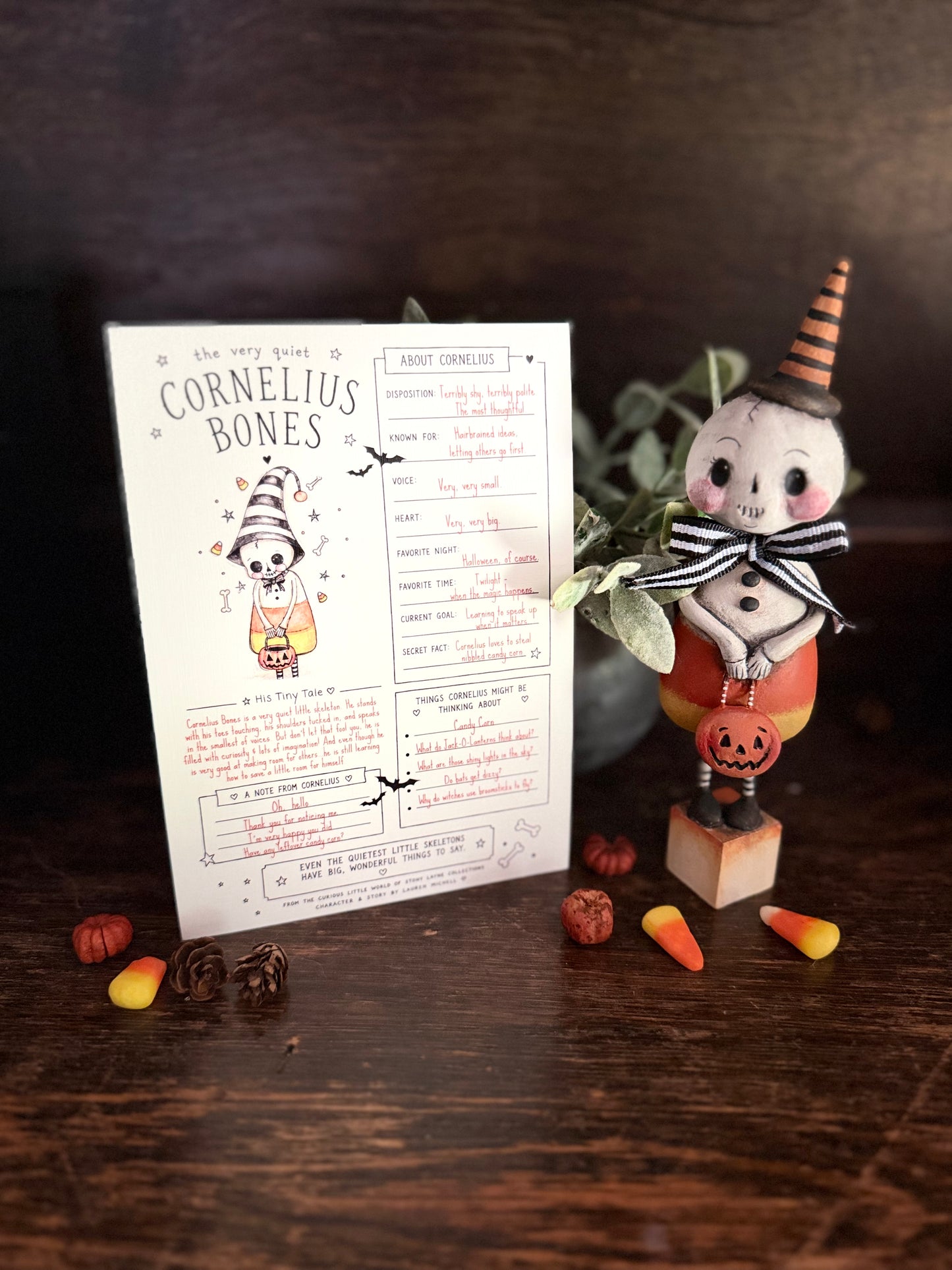 *Pre-Order* Cornelius Bones with Tiny Tale Art Print